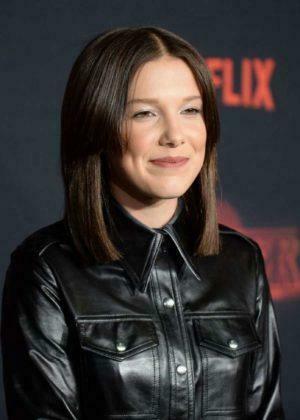 Millie Bobby Brown Stranger Things Premiere In Los