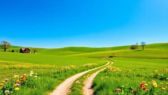 Spring Countryside Wallpaper