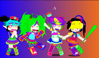 Some Glitchcore Neoncore Rainbowcore Weirdcore Ocs R Gachaclub