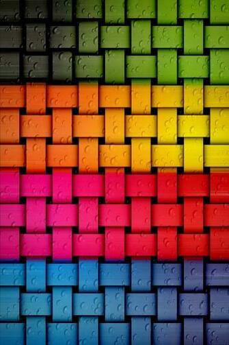 Colorful Woven Rattan Wallpaper iPhone