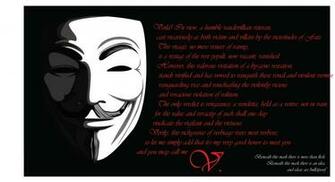 For Vendetta Mask Wallpaper V