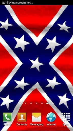 Bigger Rebel Flag Live Wallpaper For Android Screenshot