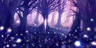 Bou Nin Forest Original Tree White Hair Wallpaper Background