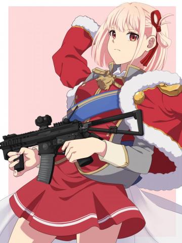 Nishikigi Chisato Lycoris Recoil Mobile Wallpaper By Pixiv Id