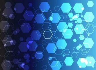 Technology Background Blue Flowing