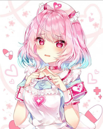 Anime Waifu Idolmaster Riamu Yumemi Pink Aesthetic Nurse