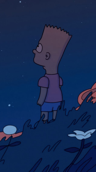 Bart Simpson Wallpaper 4k Sad