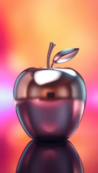 Metal Apple Wallpaper