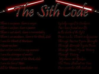 The Sith Code By Omega2092