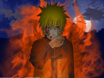 Naruto Wallpaper Unleashing Rage Minitokyo