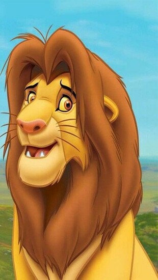 Simba Lion Mobile Phone Wallpaper HD Pictures