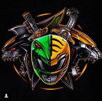 Ranger White Artpowerrangers Green