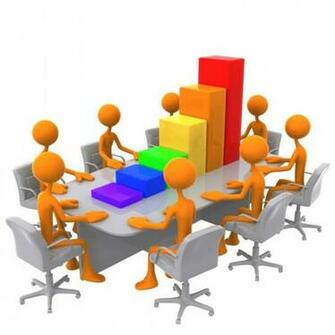 Bar Graph Conference Background For Powerpoint Business And