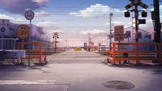 Japanese Anime City Android iPhone Desktop HD