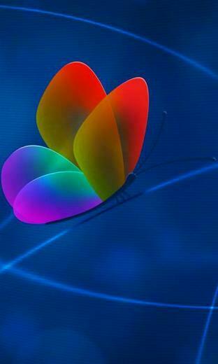 Mobile X Background Image Abstract Blue Color
