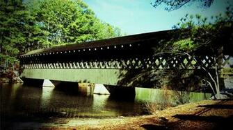 Covered Bridge Desktop Wallpaper HD