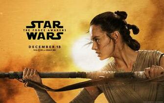 Daisy Ridley As Rey Star Wars The Force Awakens Live HD