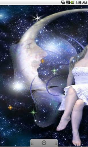 Fairy Live Wallpaper For Android Moon