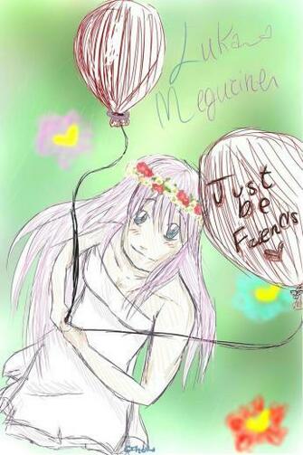 Luka Megurine Just Be Friends Background By Verahatake