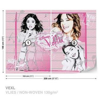 Disney Violetta Wall Paper Mural Buy At Abposters