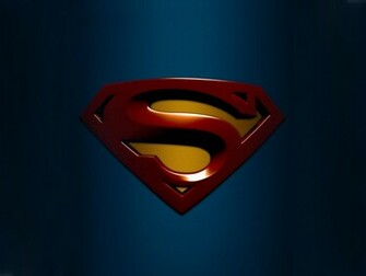 Blue Background Logo Superhero Izobradenie Wallpaper