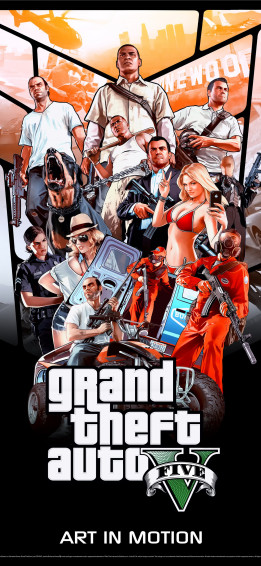 Grand Theft Auto V iPhone Wallpaper