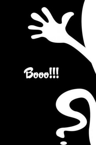 Black And White Halloween iPhone Wallpaper