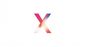 The Iconic Apple Logo Of iPhone X Wallpaper