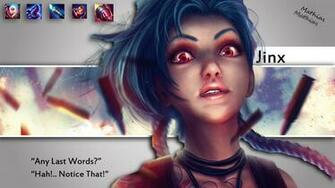 Of Legends Jinx Wallpaper D By Mathiashenr Fan Art