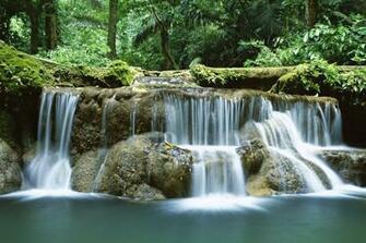 Live Waterfall Wallpaper Which Is Under The