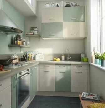 The Kitchen Two Colours Are Brilliant To Keep Away From Too Clean