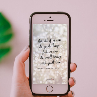 Phone Wallpaper St Teresa Of Calcutta Little
