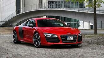 Audi R8 E Tron Front HD Wallpaper