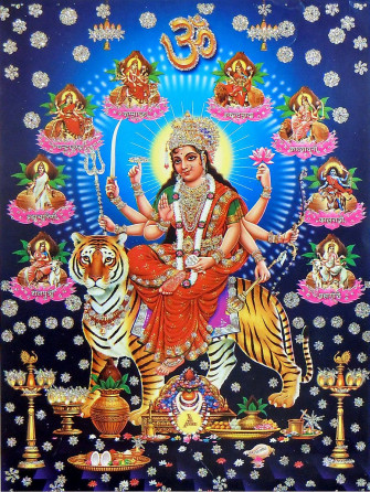 Shop Online Navadurga Glitterposter