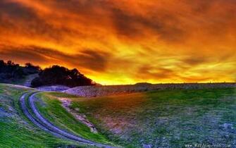 Clouds Hill Ranch Landscape Wallpaper