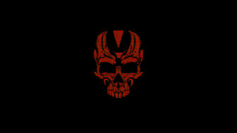 Black Skeleton Character Wallpaper