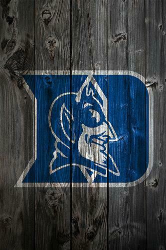 Duke Blue Devils Wallpaper Wood iPhone