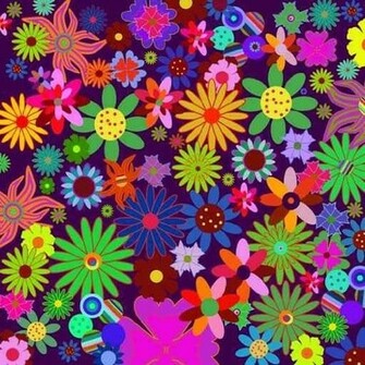 Flower Power Fleurs En Vrac S H X W Peel And Stick