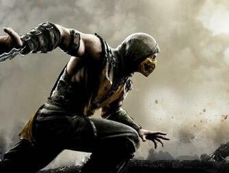 HD Background Mortal Kombat X Scorpion Wallpaper
