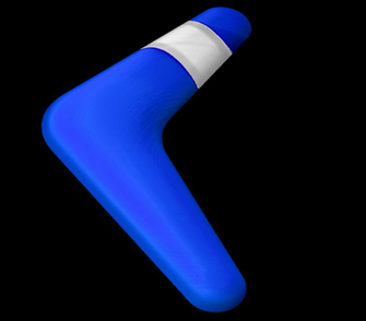 Blue Boomerang By Yoshigo99
