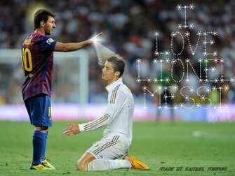 Ronaldo Love Messi Funny Football HD Wallpaper