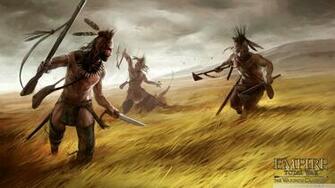 Empire Total War The Warpath Campaign Artwork Attacking Indians