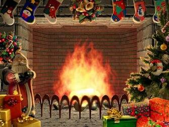 Christmas Living 3d Fireplace Screensaver