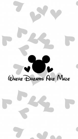 White Mickey Mouse Wallpaper On