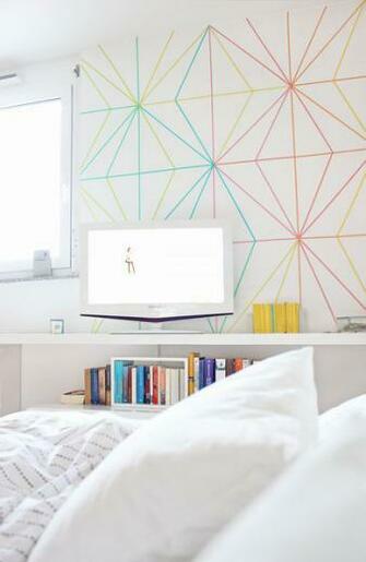 Like The Boldness Of Wallpaper Look But I Really Love Wood