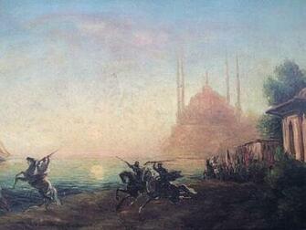Saint Sophia In Constantinople Turkey Painting Of Alfred Aug