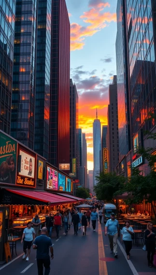 City Scene Wallpaper
