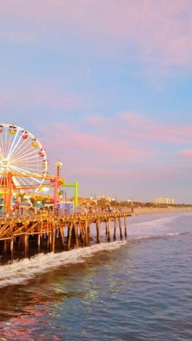 Santa Monica Pier Sunset Photos Perfect Spot To Watch In