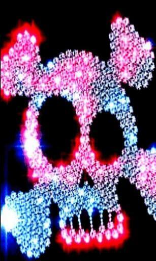 Bigger Skull Bling Live Wallpaper For Android Screenshot