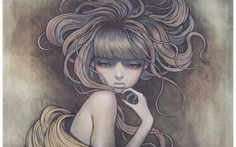 Audrey Kawasaki Cartoon HD Wallpaper Desktop Background